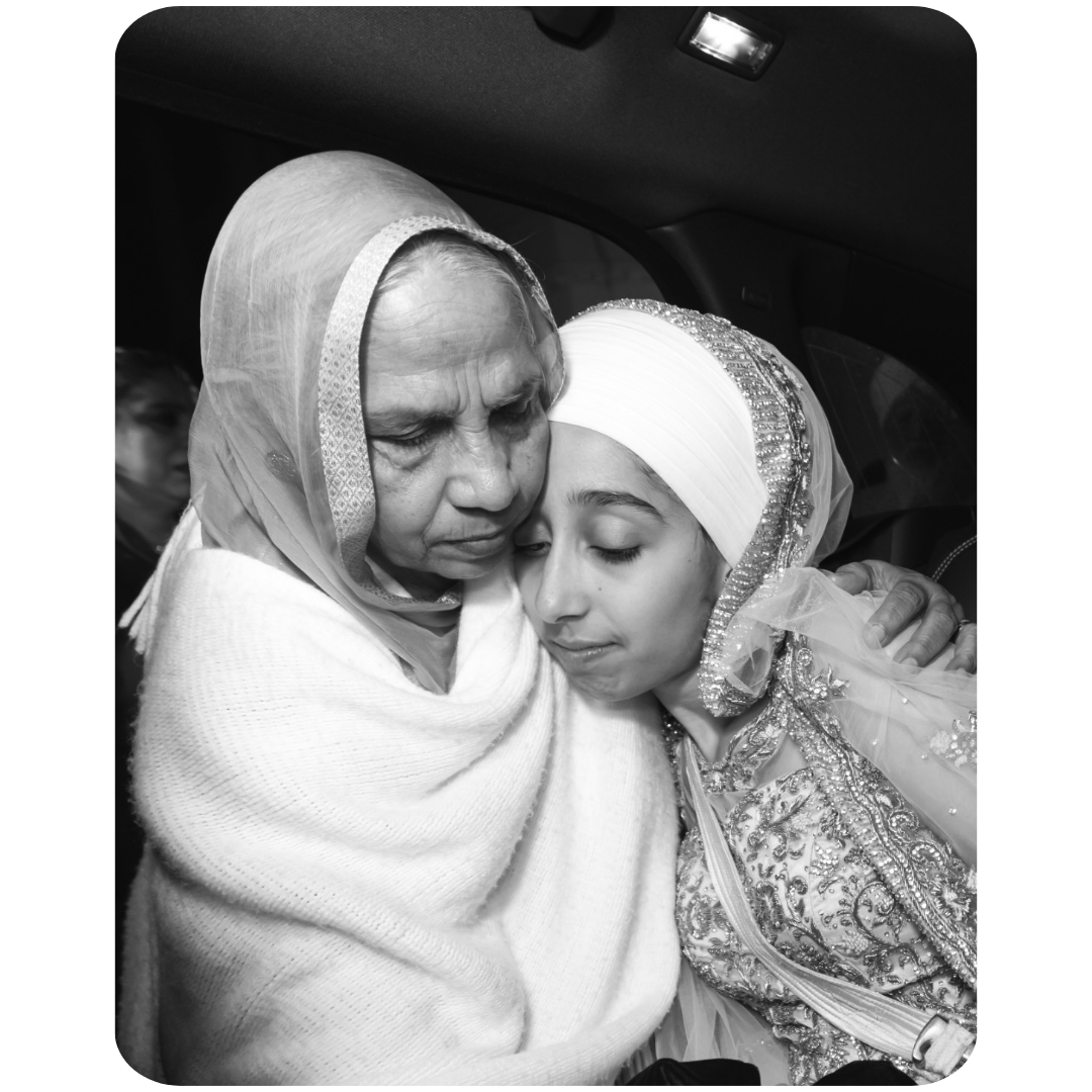 Gurpreet Kaur, founder of Montheaze, with her grandmother who inspired the Ayurvedic period pain relief recipe