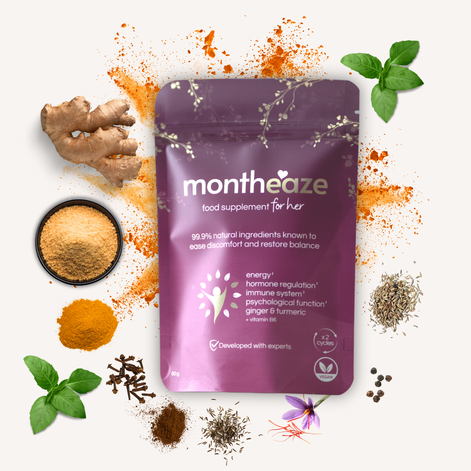 Montheaze Natural Period Pain Support Montheaze